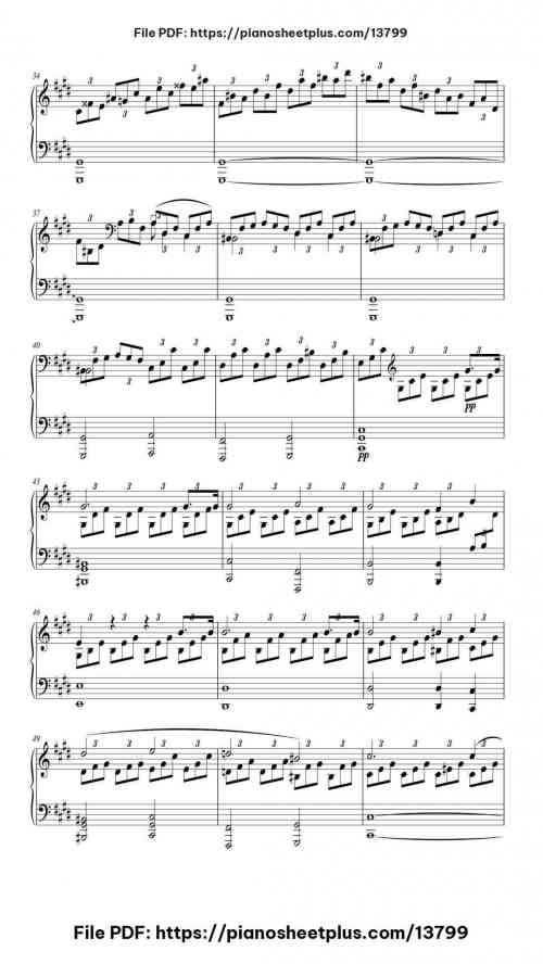 Moonlight Sonata 1st Movement - Piano Sheet Music PDF – No Cost 8 Moonlight Sonata 1st Movement piano sheet music free pdf