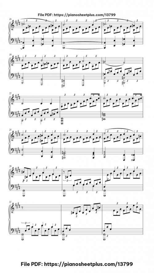 Moonlight Sonata 1st Movement - Piano Sheet Music PDF – No Cost 7 Moonlight Sonata 1st Movement piano sheet music free pdf