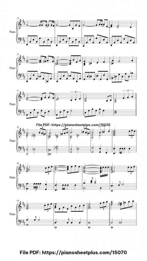 My Way by Frank Sinatra Level Intermediate 5 My Way piano sheet music free pdf