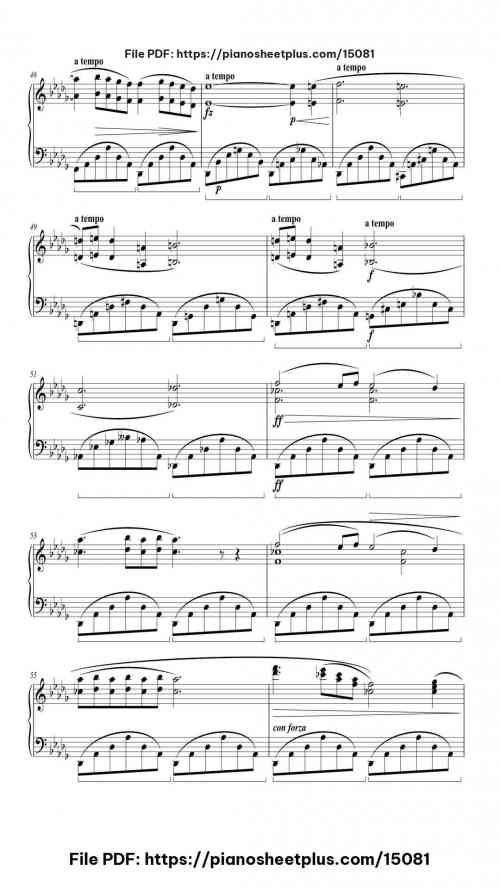 Nocturne in B flat minor, Op. 9, No. 1 by F. Chopin Level Mid-Advanced 13 Nocturne in B flat minor, Op. 9, No. 1 piano sheet music free pdf