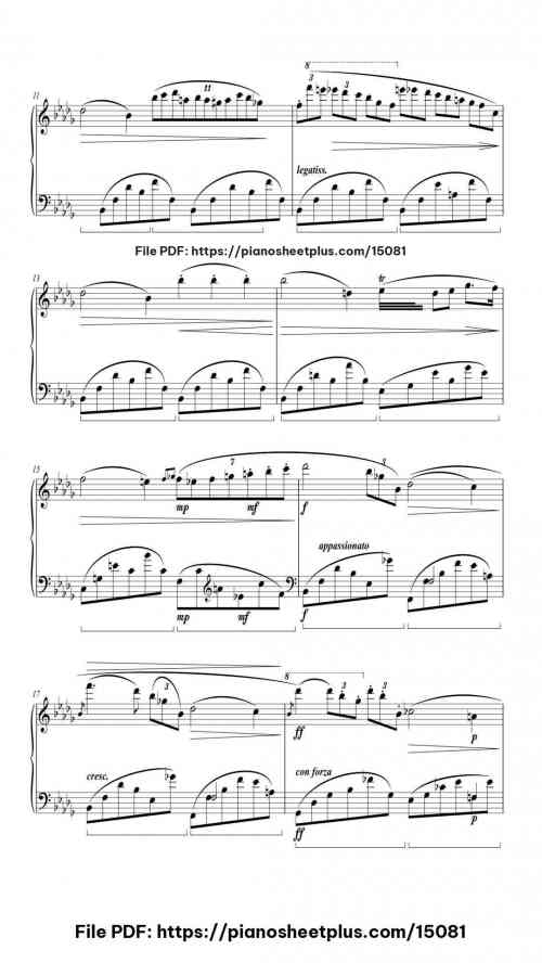 Nocturne in B flat minor, Op. 9, No. 1 by F. Chopin Level Mid-Advanced 10 Nocturne in B flat minor, Op. 9, No. 1 piano sheet music free pdf