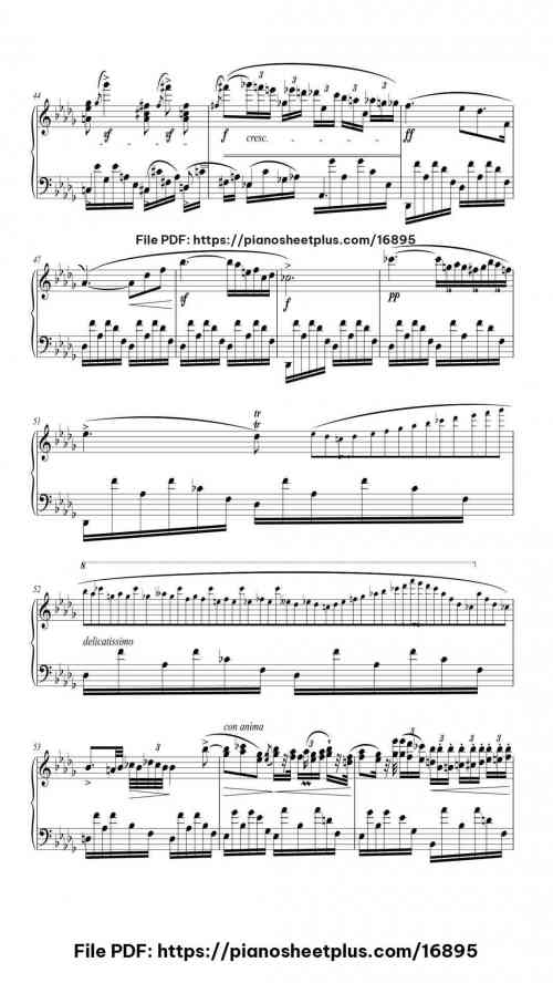 Nocturne in D-flat Major, Op. 27 No. 2 by Frédéric Chopin Level Mastery 10 Nocturne in D-flat Major, Op. 27 No. 2 piano sheet music free pdf