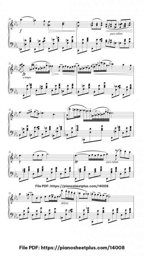 Nocturne Op 9 No 2 - Free Piano Score Sheet (PDF) 7 Nocturne Op 9 No 2 piano sheet music free pdf