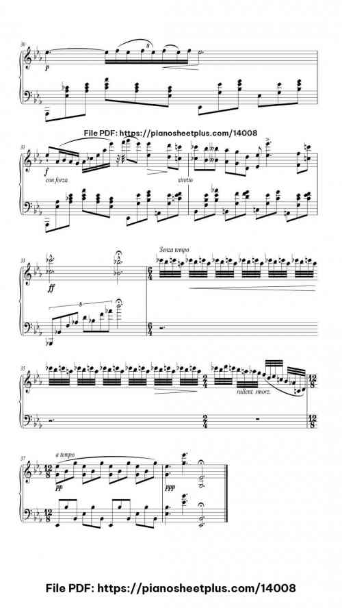 Nocturne Op 9 No 2 - Free Piano Score Sheet (PDF) 8 Nocturne Op 9 No 2 piano sheet music free pdf