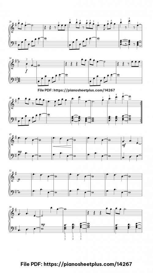 Ocean Eyes - Piano Music Sheet PDF (Free) 5 Ocean Eyes piano sheet music free pdf