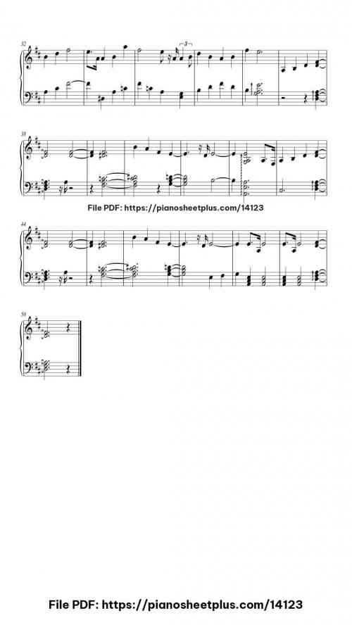 Pasilyo - Free Piano Notation Sheet (PDF) 4 Pasilyo piano sheet music free pdf