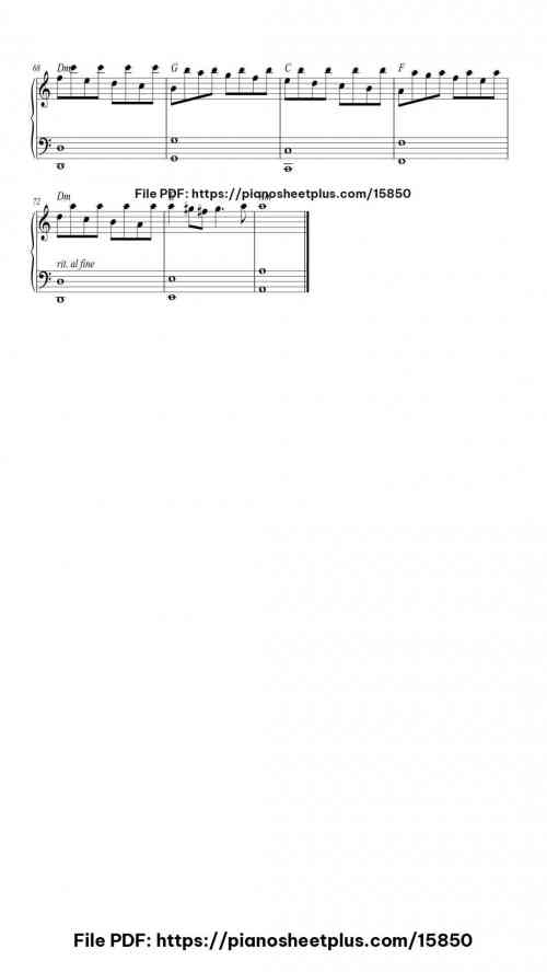 Passacaglia in G Minor for Violin and Viola (Handel/Halvorsen) "Easy Version" by Georg Friedrich Händel Level Beginner 8 Passacaglia in G Minor for Violin and Viola (Handel/Halvorsen) "Easy Version" piano sheet music free pdf