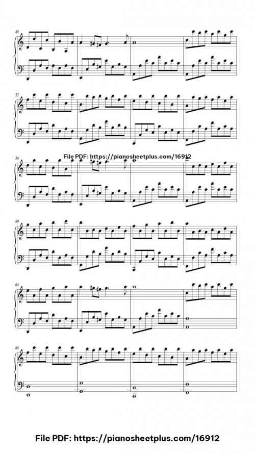 Passacaglia in G Minor for Violin and Viola (Piano Solo arr. by Johan Halvorsen) by Georg Friedrich Händel Level Beginner 7 Passacaglia in G Minor for Violin and Viola (Piano Solo arr. by Johan Halvorsen) piano sheet music free pdf