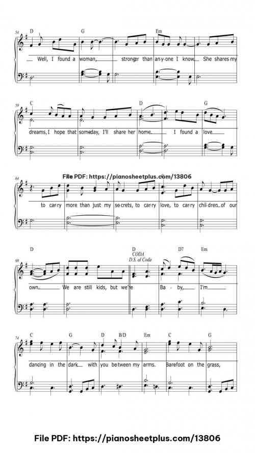Perfect - Ed Sheeran (Easy Piano) - Free Digital Piano Sheet (PDF) 7 Perfect - Ed Sheeran (Easy Piano) piano sheet music free pdf
