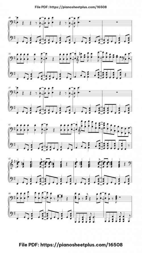 Personal Jesus by Depeche Mode Level Intermediate 8 Personal Jesus piano sheet music free pdf