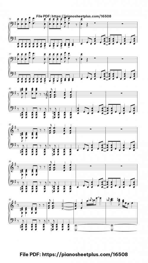 Personal Jesus by Depeche Mode Level Intermediate 9 Personal Jesus piano sheet music free pdf