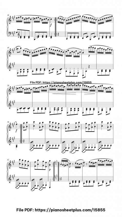 Piano Sonata No. 11 in A Major, K. 331: III. Rondo "Alla Turca" by Wolfgang Amadeus Mozart Level Mid-Advanced 6 Piano Sonata No. 11 in A Major, K. 331: III. Rondo "Alla Turca" piano sheet music free pdf