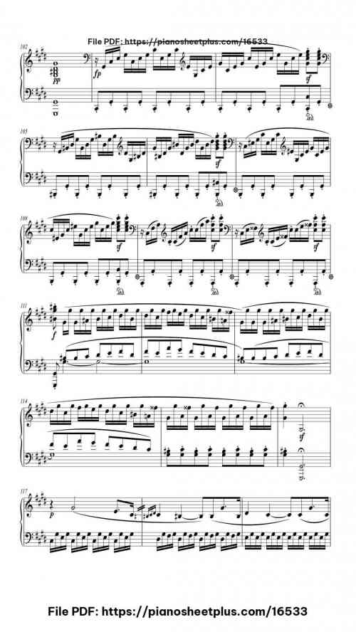 Piano Sonata No.14 in C-sharp Minor, Op.27 No.2 "Moonlight", III. Presto agitato by Ludwig van Beethoven Level Mastery 19 Piano Sonata No.14 in C-sharp Minor, Op.27 No.2 "Moonlight", III. Presto agitato piano sheet music free pdf