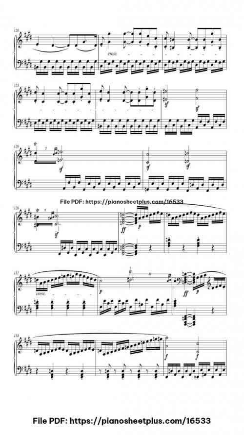 Piano Sonata No.14 in C-sharp Minor, Op.27 No.2 "Moonlight", III. Presto agitato by Ludwig van Beethoven Level Mastery 20 Piano Sonata No.14 in C-sharp Minor, Op.27 No.2 "Moonlight", III. Presto agitato piano sheet music free pdf