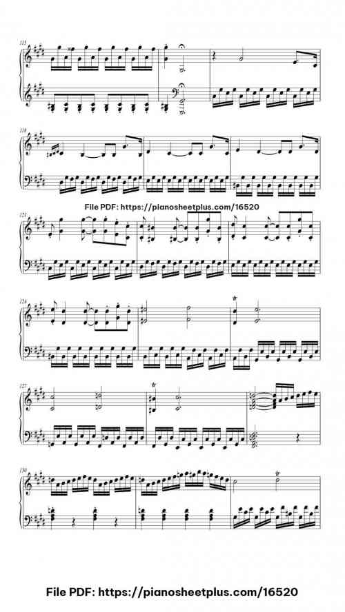 Piano Sonata No. 14 in C♯ Minor ("Moonlight")-III. Presto agitato by Ludwig van Beethoven Level Mastery 18 Piano Sonata No. 14 in C♯ Minor ("Moonlight")-III. Presto agitato piano sheet music free pdf