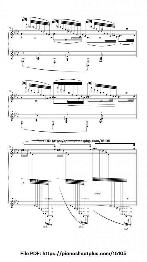 Pour les arpèges composés - Étude No. 11 by Claude Debussy Level Professional 13 Pour les arpèges composés - Étude No. 11 piano sheet music free pdf