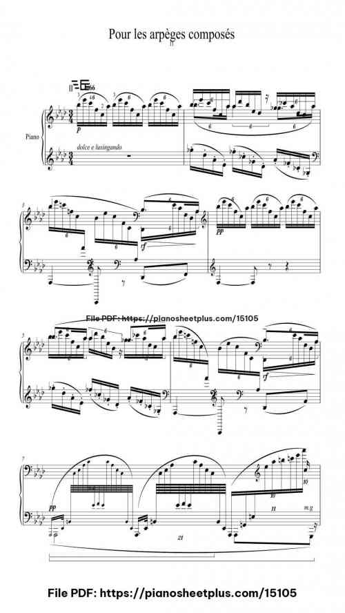 Pour les arpèges composés - Étude No. 11 by Claude Debussy Level Professional 4 Pour les arpèges composés – Étude No. 11 by Claude Debussy Level Professional