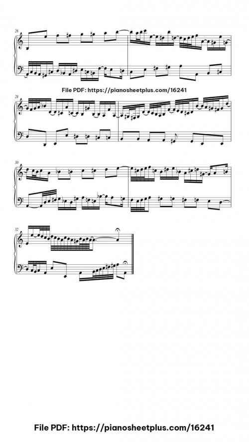 Prelude No. 20 in Am, BWV 889 by Johann Sebastian Bach Level Intermediate 6 Prelude No. 20 in Am, BWV 889 piano sheet music free pdf