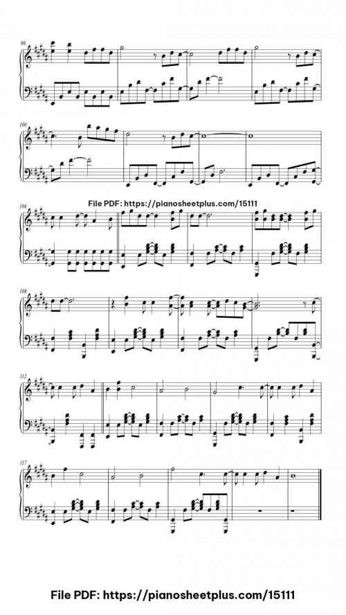 Rock with you by SEVENTEEN Level Intermediate 10 Rock with you piano sheet music free pdf