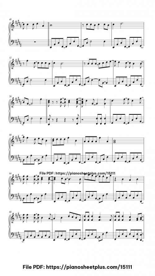 Rock with you by SEVENTEEN Level Intermediate 8 Rock with you piano sheet music free pdf