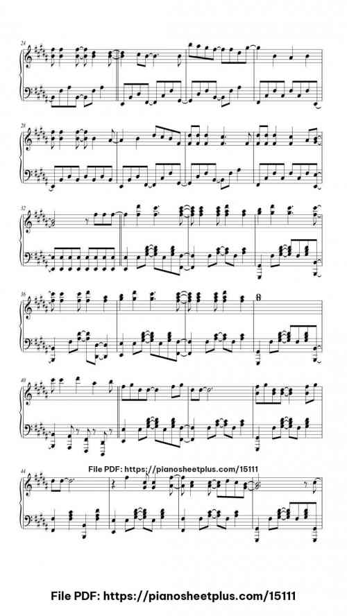 Rock with you by SEVENTEEN Level Intermediate 7 Rock with you piano sheet music free pdf
