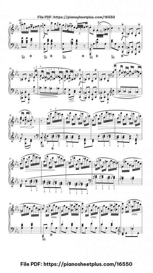 Rondo in C Minor, Op. 1 - Chopin by Frédéric Chopin Level Mastery 18 Rondo in C Minor, Op. 1 - Chopin piano sheet music free pdf
