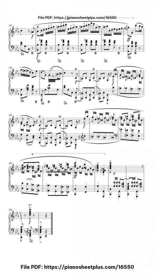 Rondo in C Minor, Op. 1 - Chopin by Frédéric Chopin Level Mastery 32 Rondo in C Minor, Op. 1 - Chopin piano sheet music free pdf