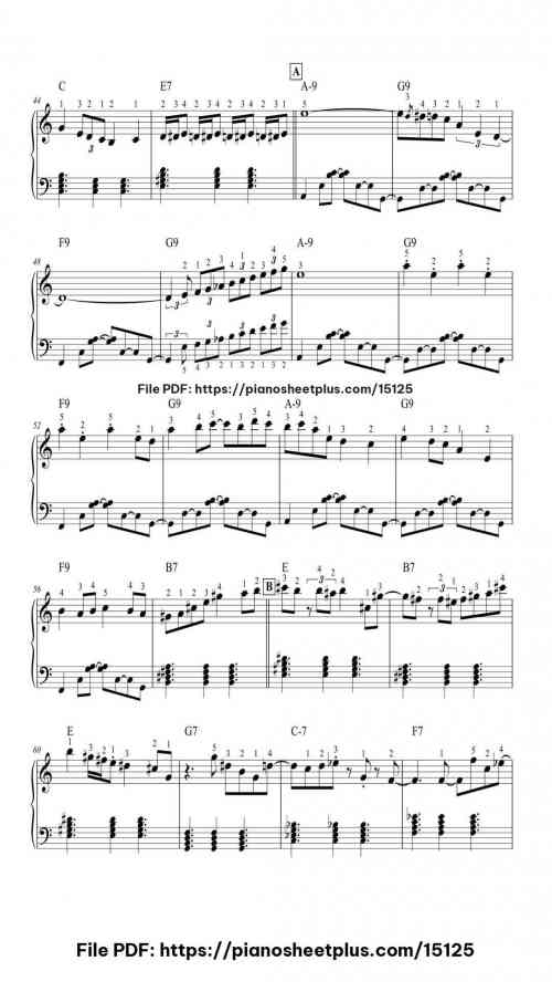 September Second by Michel Petrucciani Level Mid-Advanced 13 September Second piano sheet music free pdf
