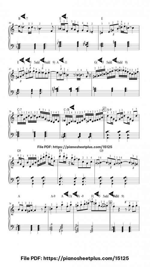 September Second by Michel Petrucciani Level Mid-Advanced 14 September Second piano sheet music free pdf