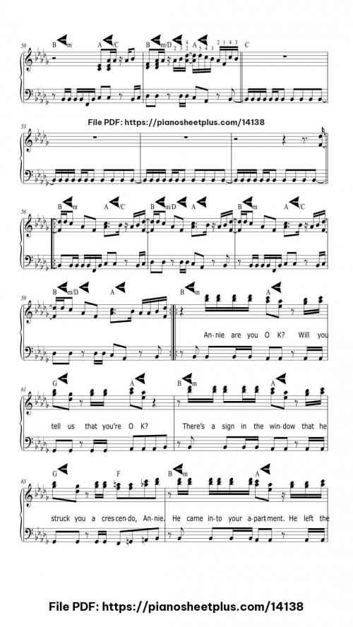 Smooth Criminal - Free Piano Score Sheet (PDF) 11 Smooth Criminal piano sheet music free pdf