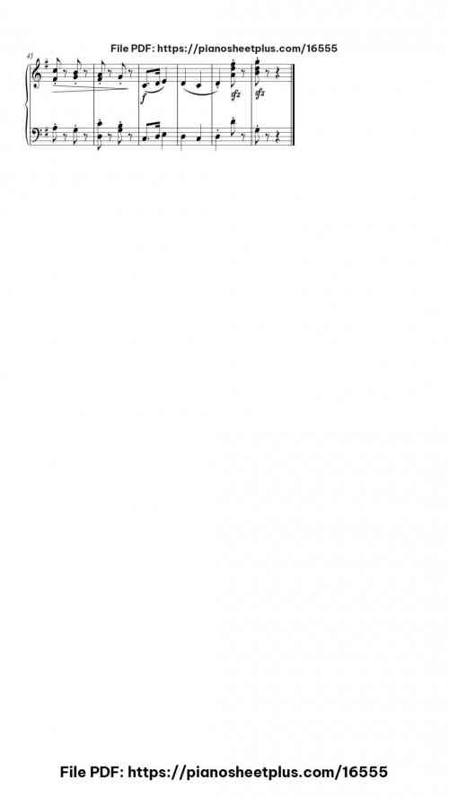 Soldier's March No. 2 – Album for the Young by Robert Schumann Level Beginner 4 Soldier's March No. 2 – Album for the Young piano sheet music free pdf