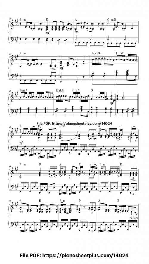 Someone Like You - Free Piano Notation Sheet (PDF) 7 Someone Like You piano sheet music free pdf
