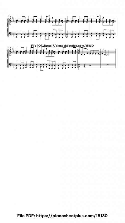 Something Just Like This by The Chainsmokers/Coldplay Level Intermediate 8 Something Just Like This piano sheet music free pdf