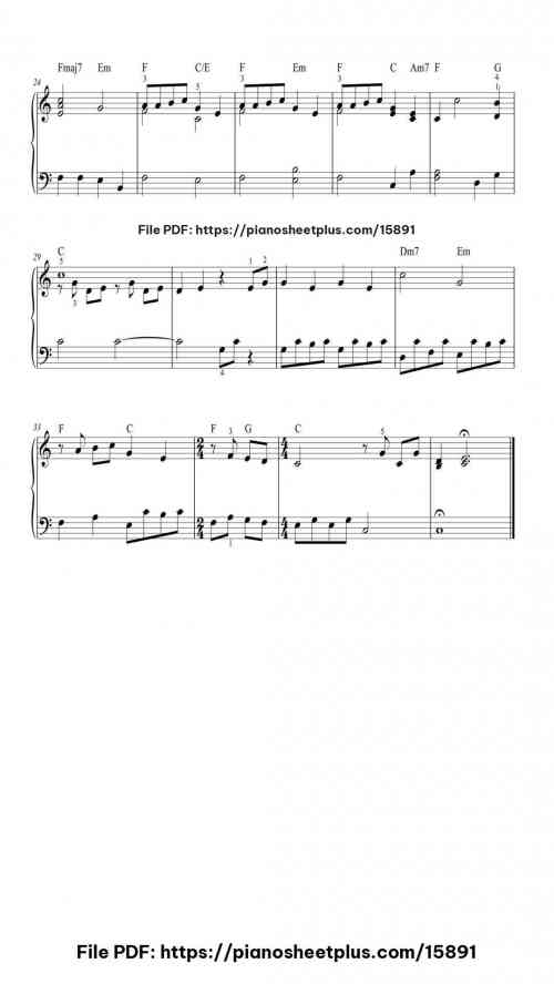 Somewhere in My Memory by John Williams Level Beginner 4 Somewhere in My Memory piano sheet music free pdf