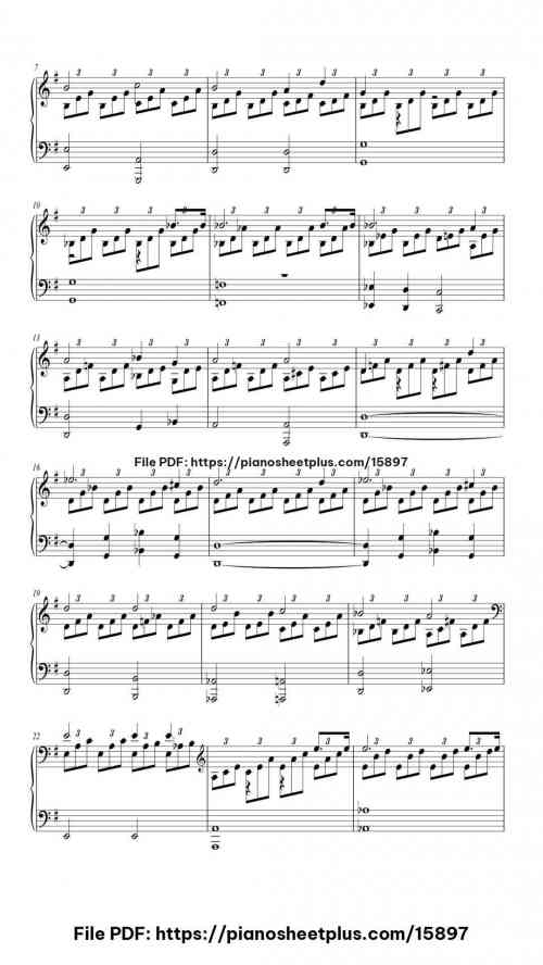 Sonata No. 14 in C-Sharp Minor, Op. 27, No. 2 "Moonlight" by Ludwig van Beethoven Level Intermediate 7 Sonata No. 14 in C-Sharp Minor, Op. 27, No. 2 "Moonlight" piano sheet music free pdf
