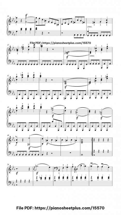 Sonata No. 8 in C Minor, Op. 13 "Pathétique" by Ludwig van Beethoven Level Mastery 17 Sonata No. 8 in C Minor, Op. 13 "Pathétique" piano sheet music free pdf