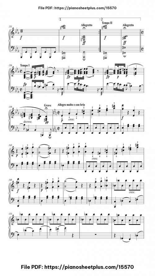 Sonata No. 8 in C Minor, Op. 13 "Pathétique" by Ludwig van Beethoven Level Mastery 21 Sonata No. 8 in C Minor, Op. 13 "Pathétique" piano sheet music free pdf