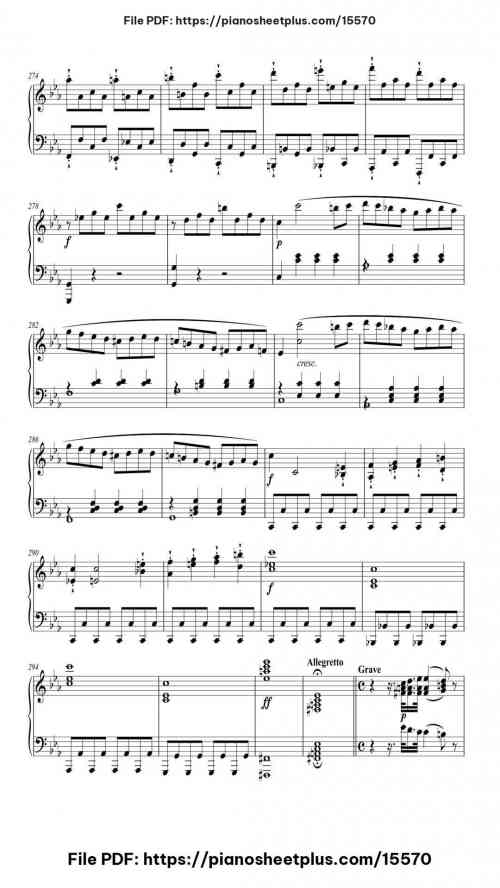 Sonata No. 8 in C Minor, Op. 13 "Pathétique" by Ludwig van Beethoven Level Mastery 27 Sonata No. 8 in C Minor, Op. 13 "Pathétique" piano sheet music free pdf