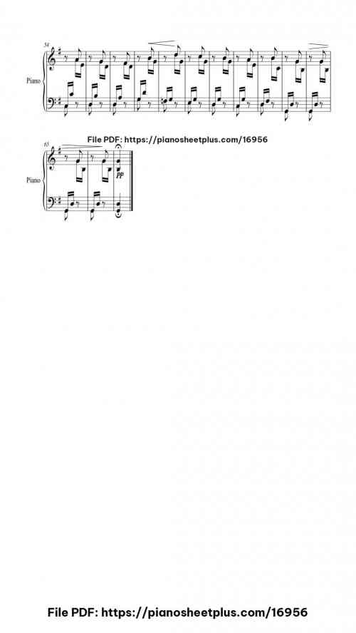 Song Without Words – First Lessons No. 34, Op. 117 by Cornelius Gurlitt Level Beginner 4 Song Without Words – First Lessons No. 34, Op. 117 piano sheet music free pdf