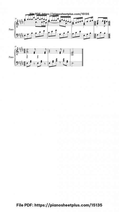 Spirited Away Ending Theme - Always with Me by Youmi Kimura Level Mid-Advanced 8 Spirited Away Ending Theme - Always with Me piano sheet music free pdf