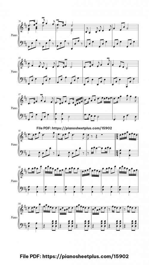 Spring Festival Overture by Li Huanzhi Level Intermediate 7 Spring Festival Overture piano sheet music free pdf