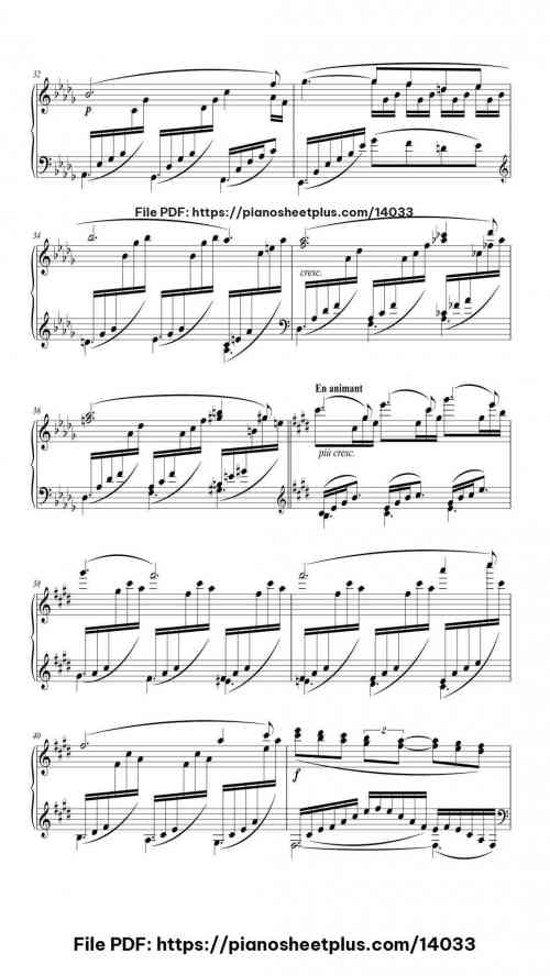Suite Bergamasque, L. 75: III. Clair de lune - Piano Sheet Music PDF – Printable 9 Suite Bergamasque, L. 75: III. Clair de lune piano sheet music free pdf