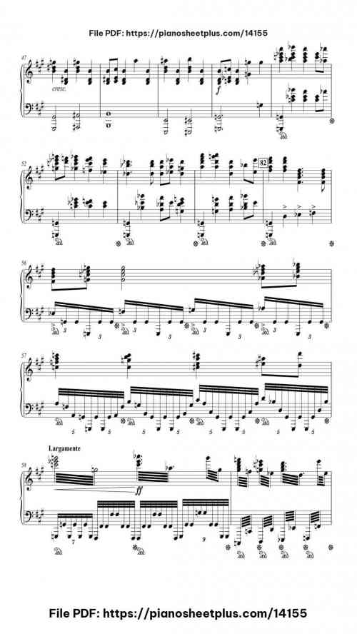Symphony No. 5 in D Minor, Op. 47: III. Largo for Piano Solo - Piano Music Score PDF – Free Download 13 Symphony No. 5 in D Minor, Op. 47: III. Largo for Piano Solo piano sheet music free pdf