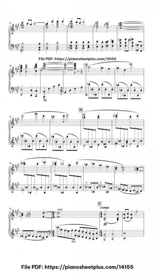 Symphony No. 5 in D Minor, Op. 47: III. Largo for Piano Solo - Piano Music Score PDF – Free Download 12 Symphony No. 5 in D Minor, Op. 47: III. Largo for Piano Solo piano sheet music free pdf