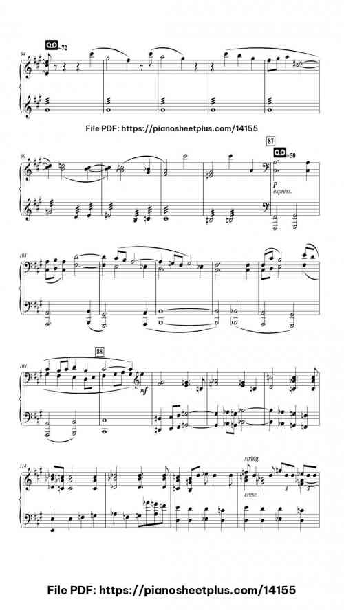 Symphony No. 5 in D Minor, Op. 47: III. Largo for Piano Solo - Piano Music Score PDF – Free Download 16 Symphony No. 5 in D Minor, Op. 47: III. Largo for Piano Solo piano sheet music free pdf