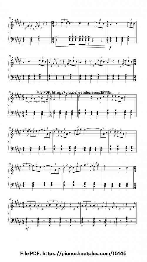 The green and the town by AJR Level Intermediate 7 The green and the town piano sheet music free pdf