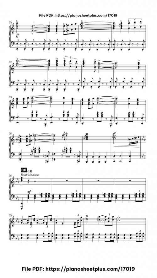 The Legend of Zelda: A Link to the Past by Koji Kondo Level Advanced 30 The Legend of Zelda: A Link to the Past piano sheet music free pdf