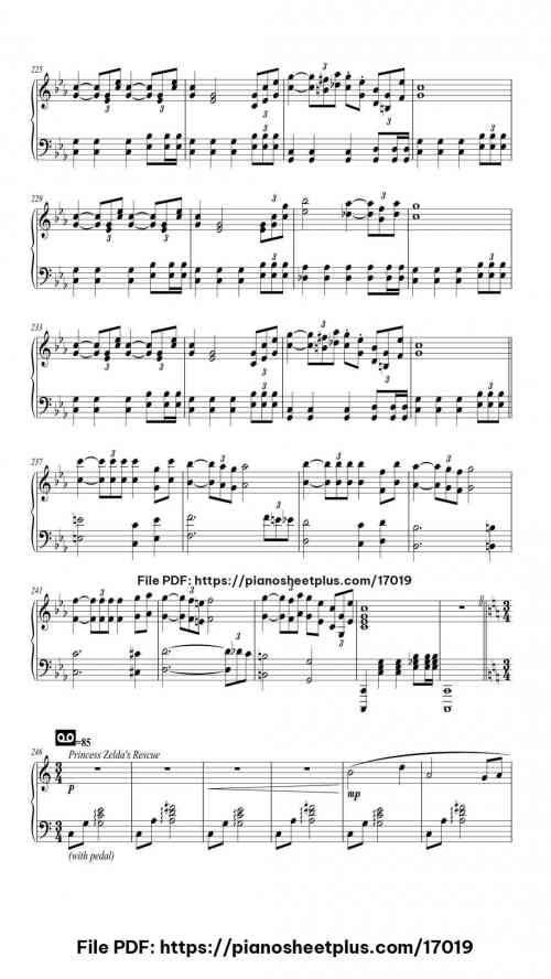 The Legend of Zelda: A Link to the Past by Koji Kondo Level Advanced 31 The Legend of Zelda: A Link to the Past piano sheet music free pdf
