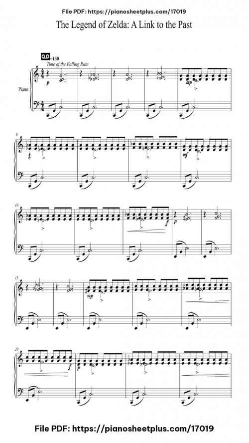 The Legend of Zelda: A Link to the Past by Koji Kondo Level Advanced 7 The Legend of Zelda: A Link to the Past by Koji Kondo Level Advanced