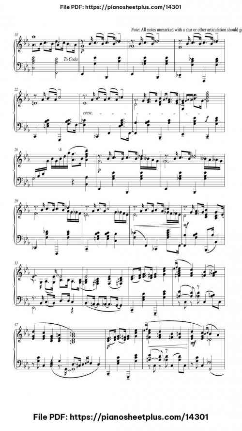 The Man I Love - Free Piano Sheet Music PDF 9 The Man I Love piano sheet music free pdf